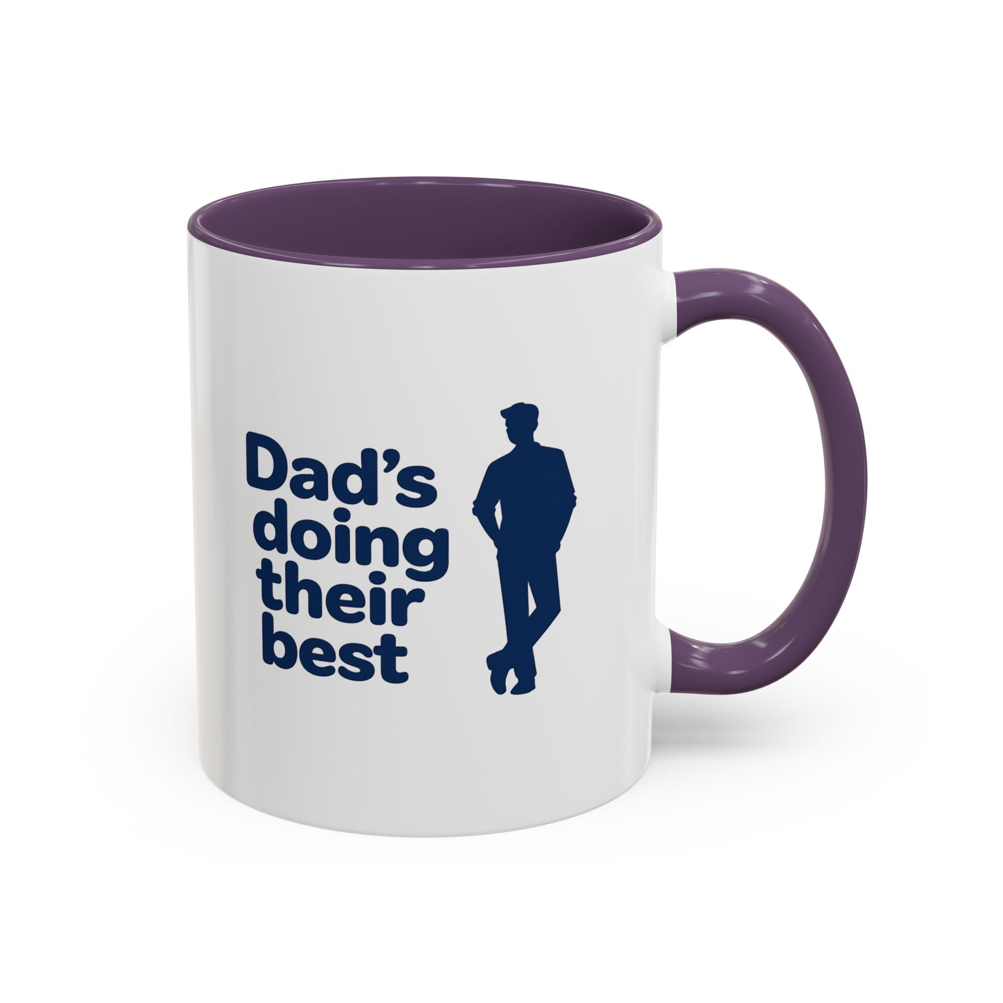 Dad's Doing Their Best mug | Accent Coffee Mug