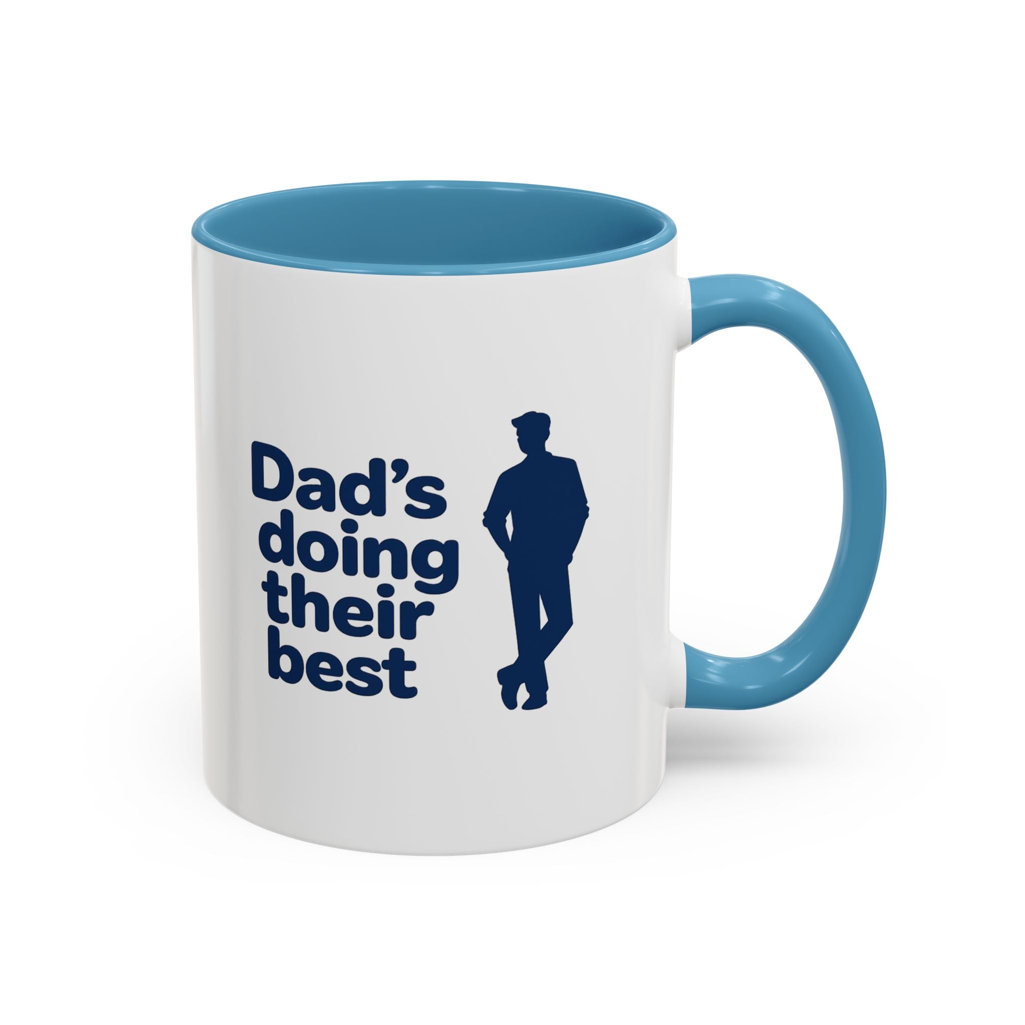 Dad's Doing Their Best mug | Accent Coffee Mug