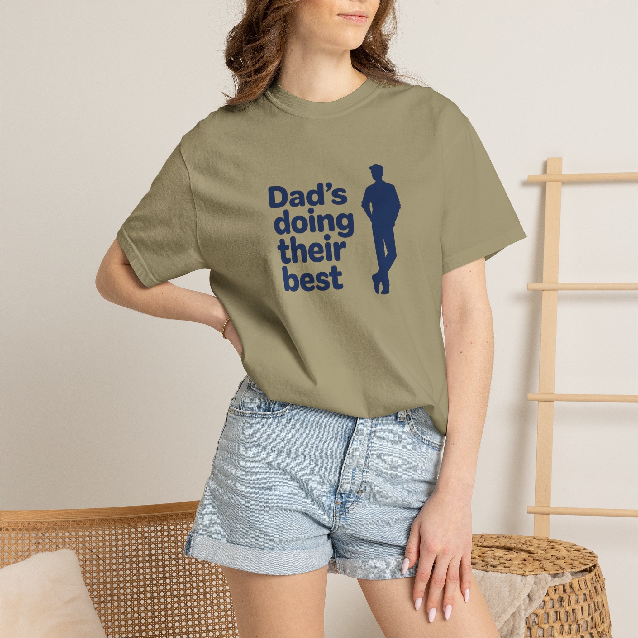 Dad's Doing Their Best T-shirt | Funny Dad Quote Tee