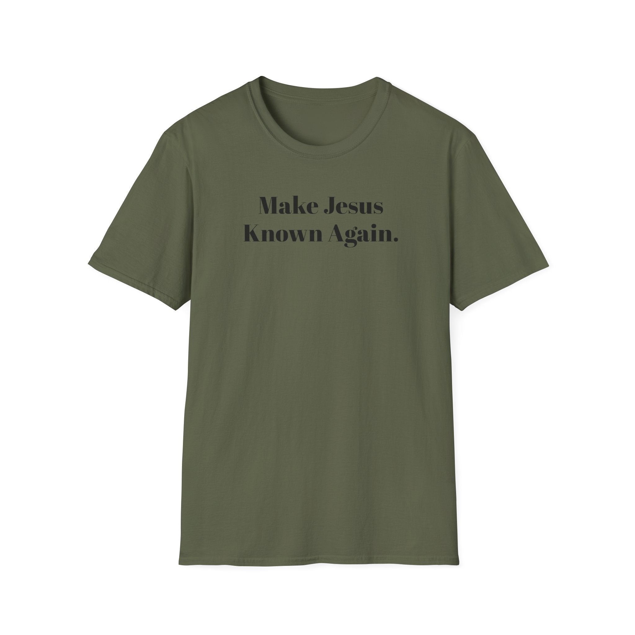 Make Jesus Known Again T-Shirt — Christian Faith Graphic Tee