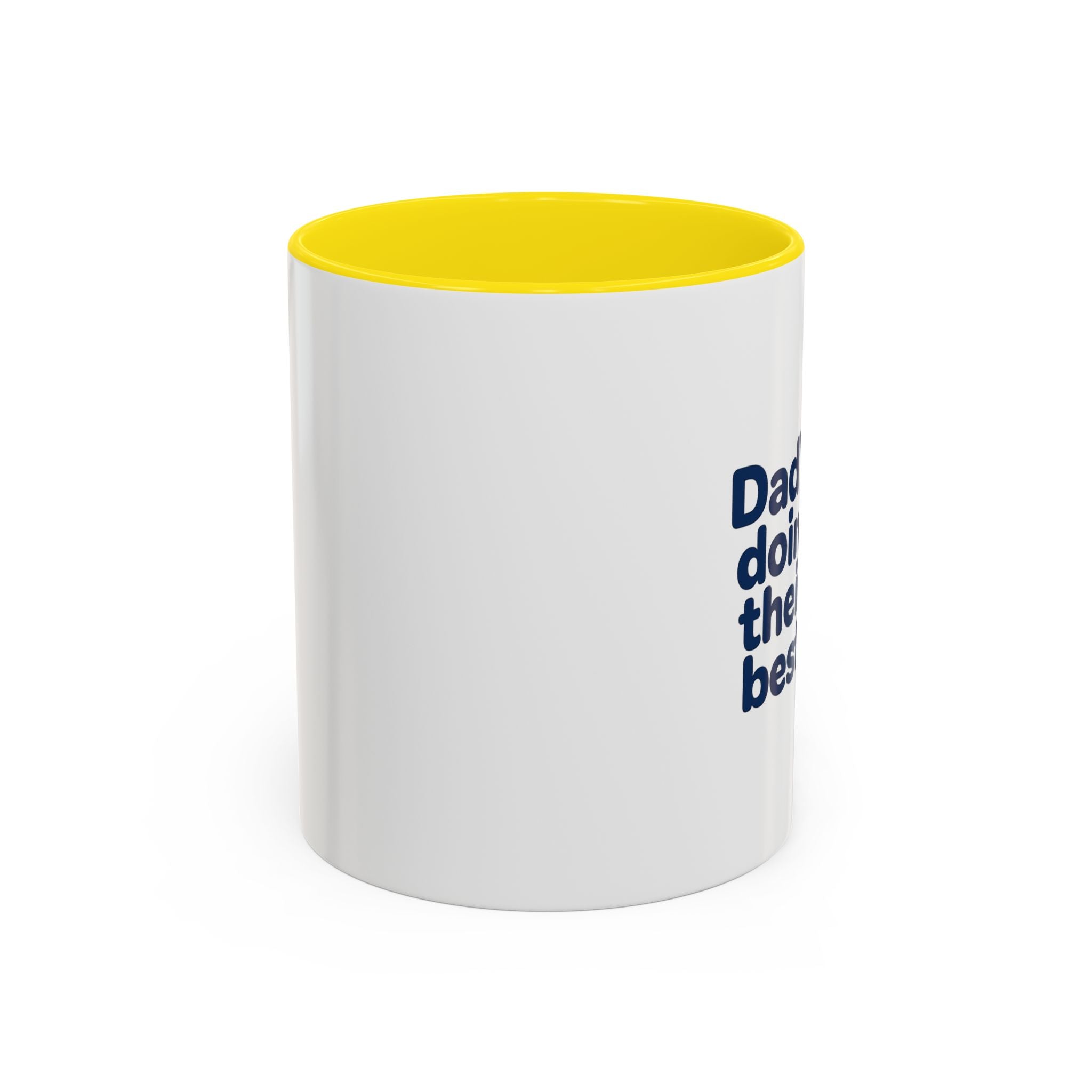 Dad's Doing Their Best mug | Accent Coffee Mug
