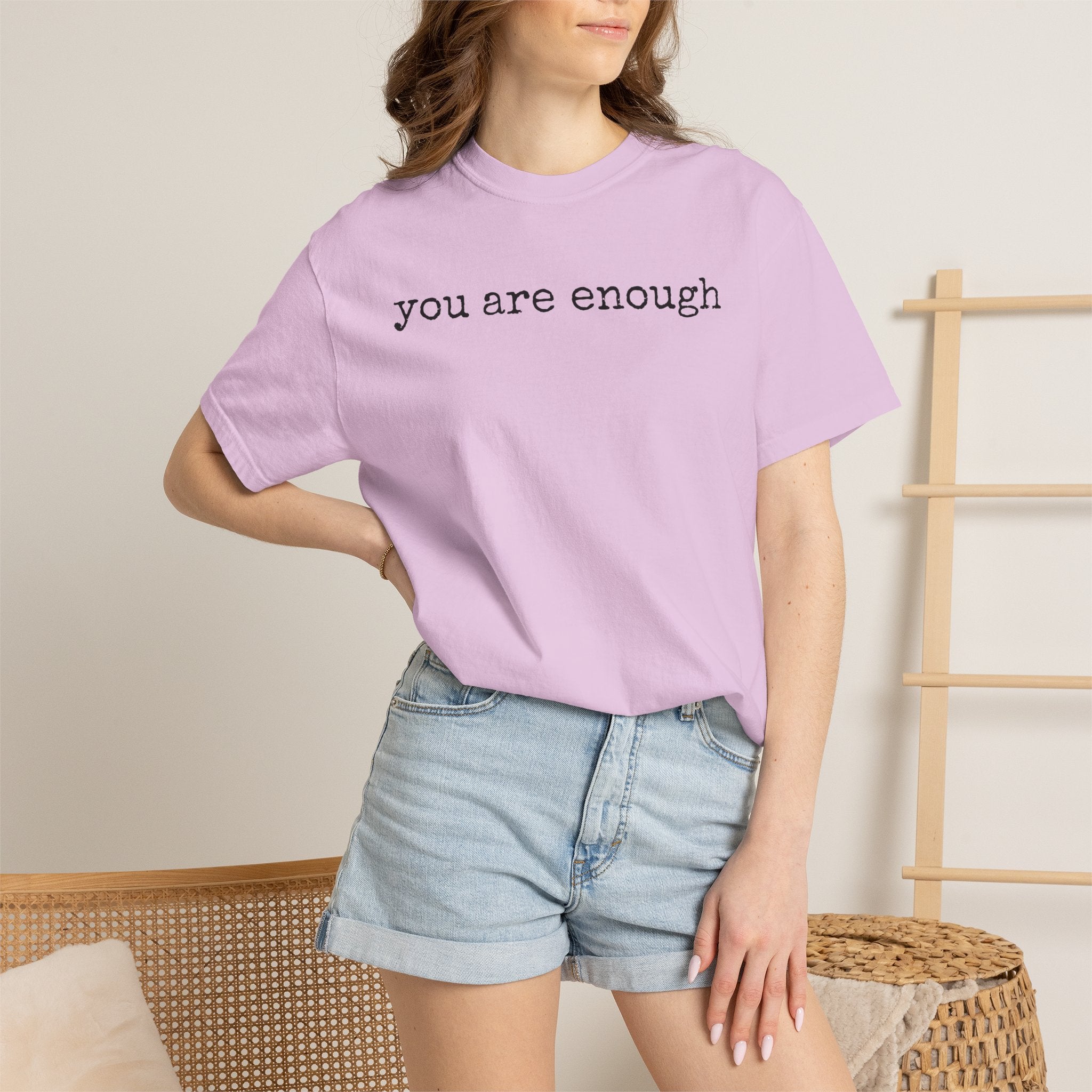you are enough - Unisex Garment-Dyed T-shirt