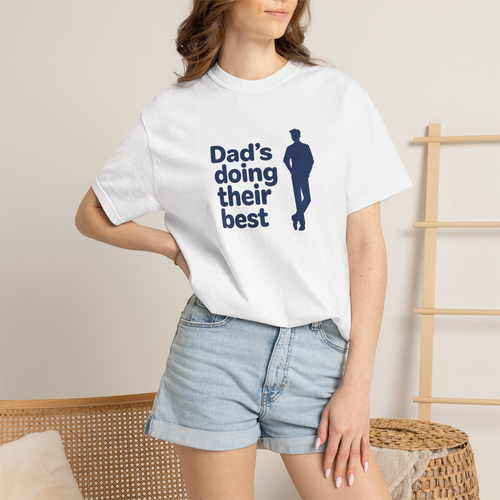 Dad's Doing Their Best T-shirt | Funny Dad Quote Tee