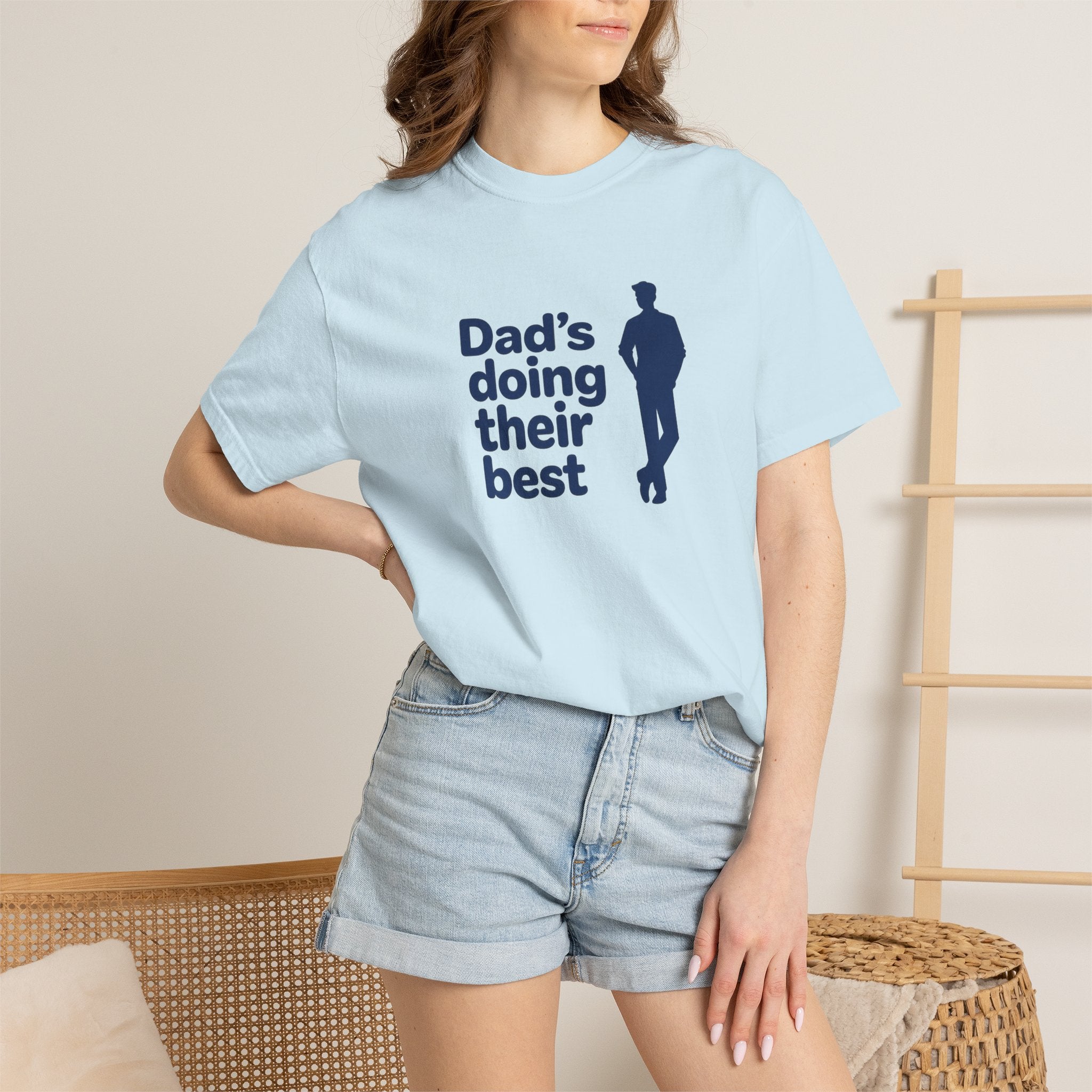 Dad's Doing Their Best T-shirt | Funny Dad Quote Tee