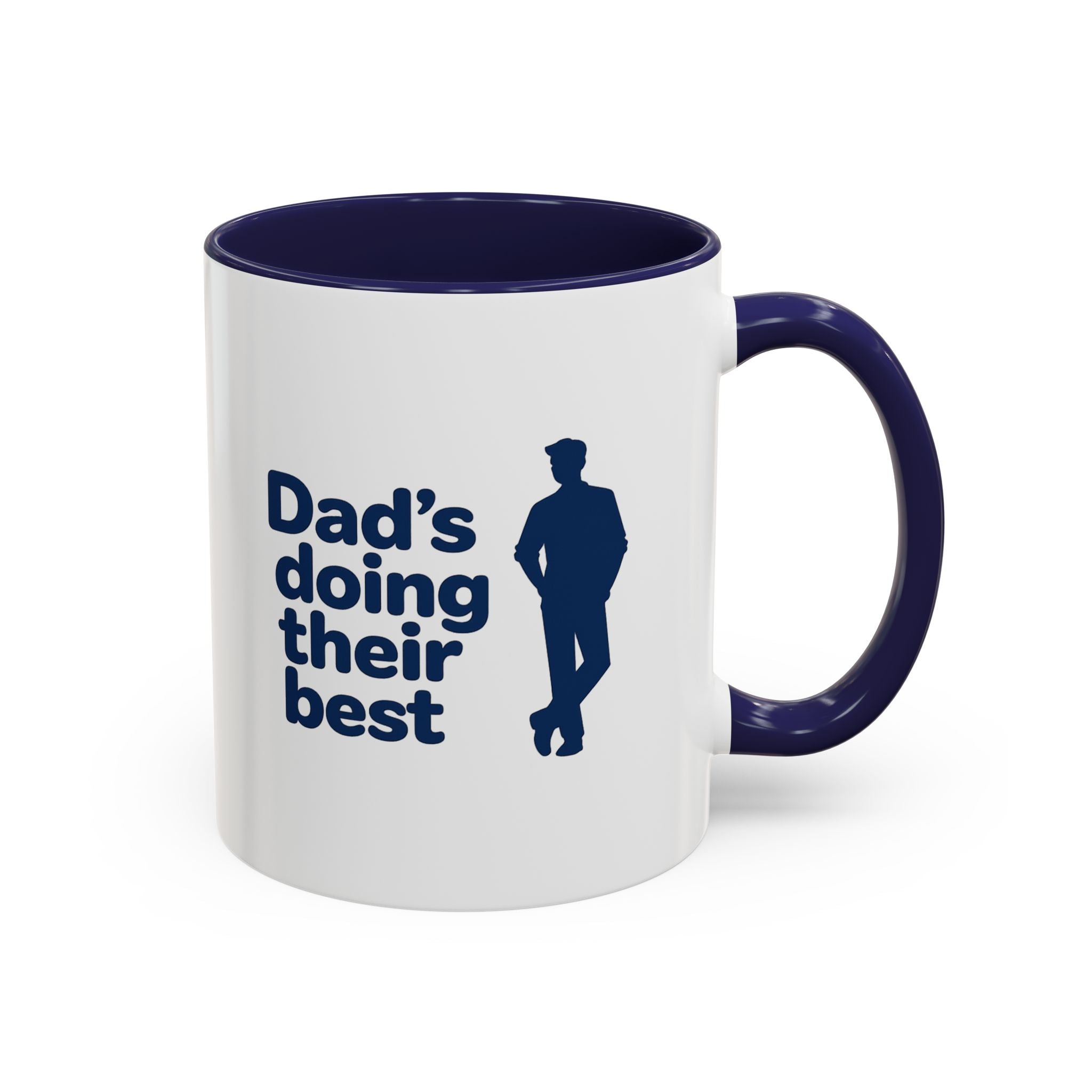 Dad's Doing Their Best mug | Accent Coffee Mug