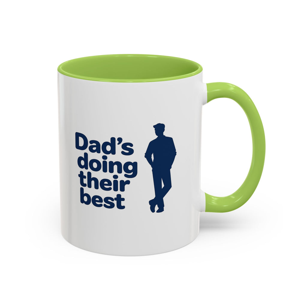 Dad's Doing Their Best mug | Accent Coffee Mug