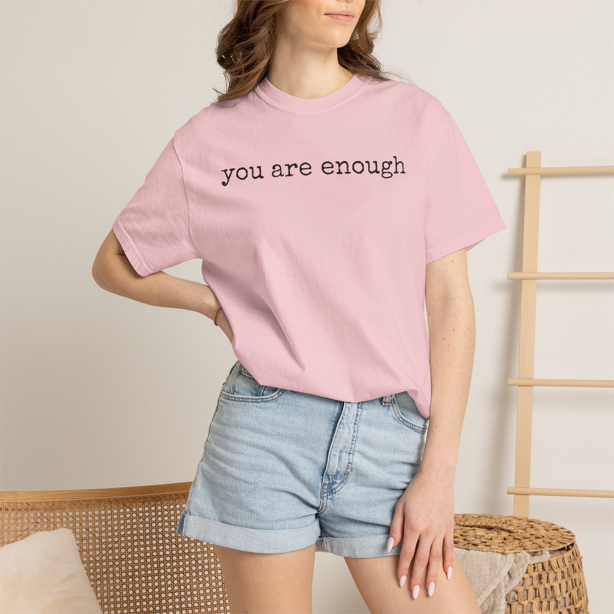 you are enough - Unisex Garment-Dyed T-shirt
