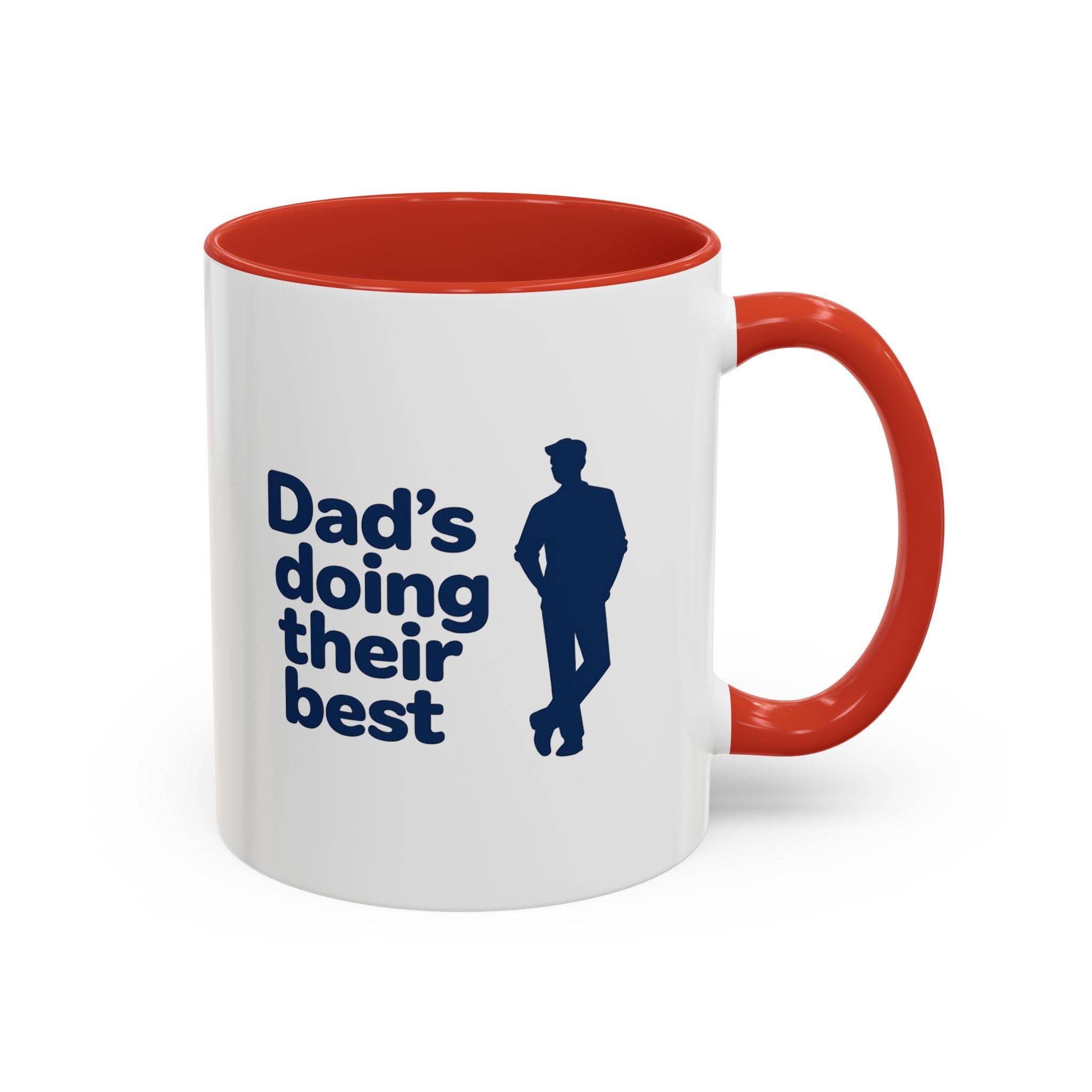 Dad's Doing Their Best mug | Accent Coffee Mug