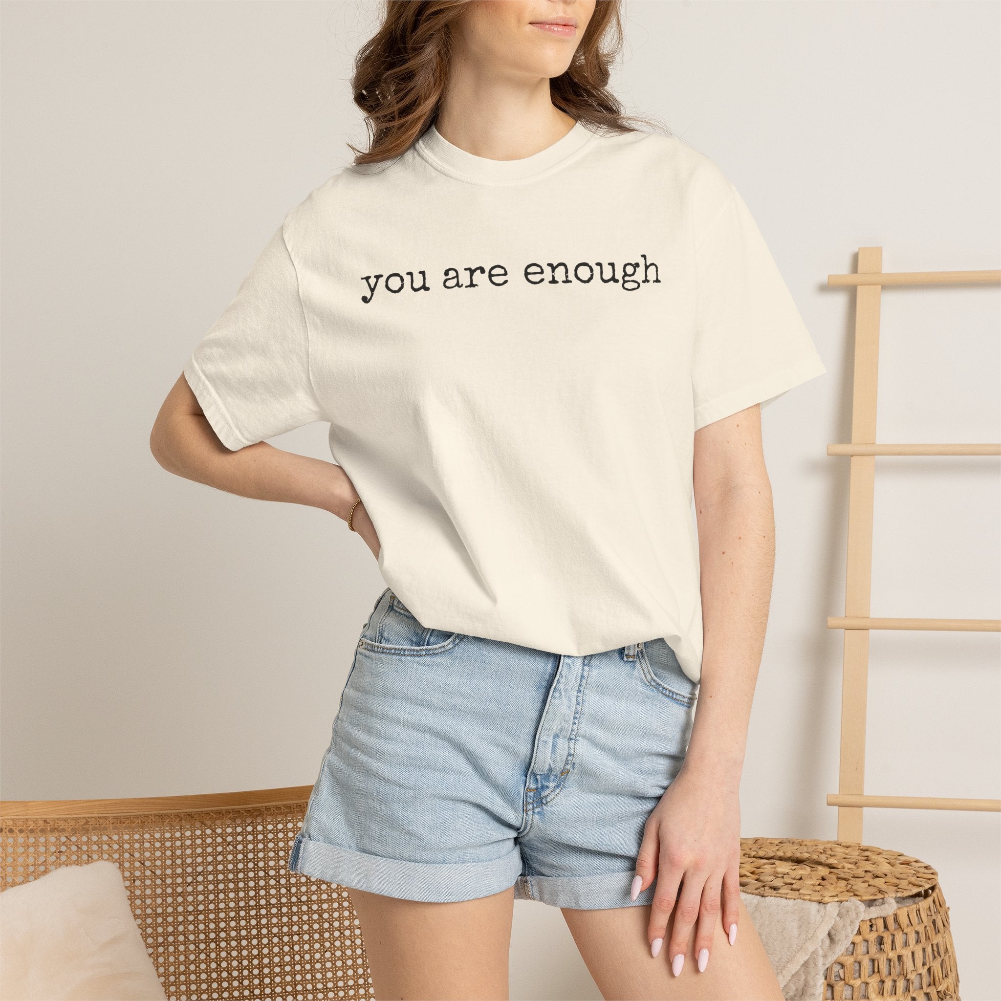 you are enough - Unisex Garment-Dyed T-shirt