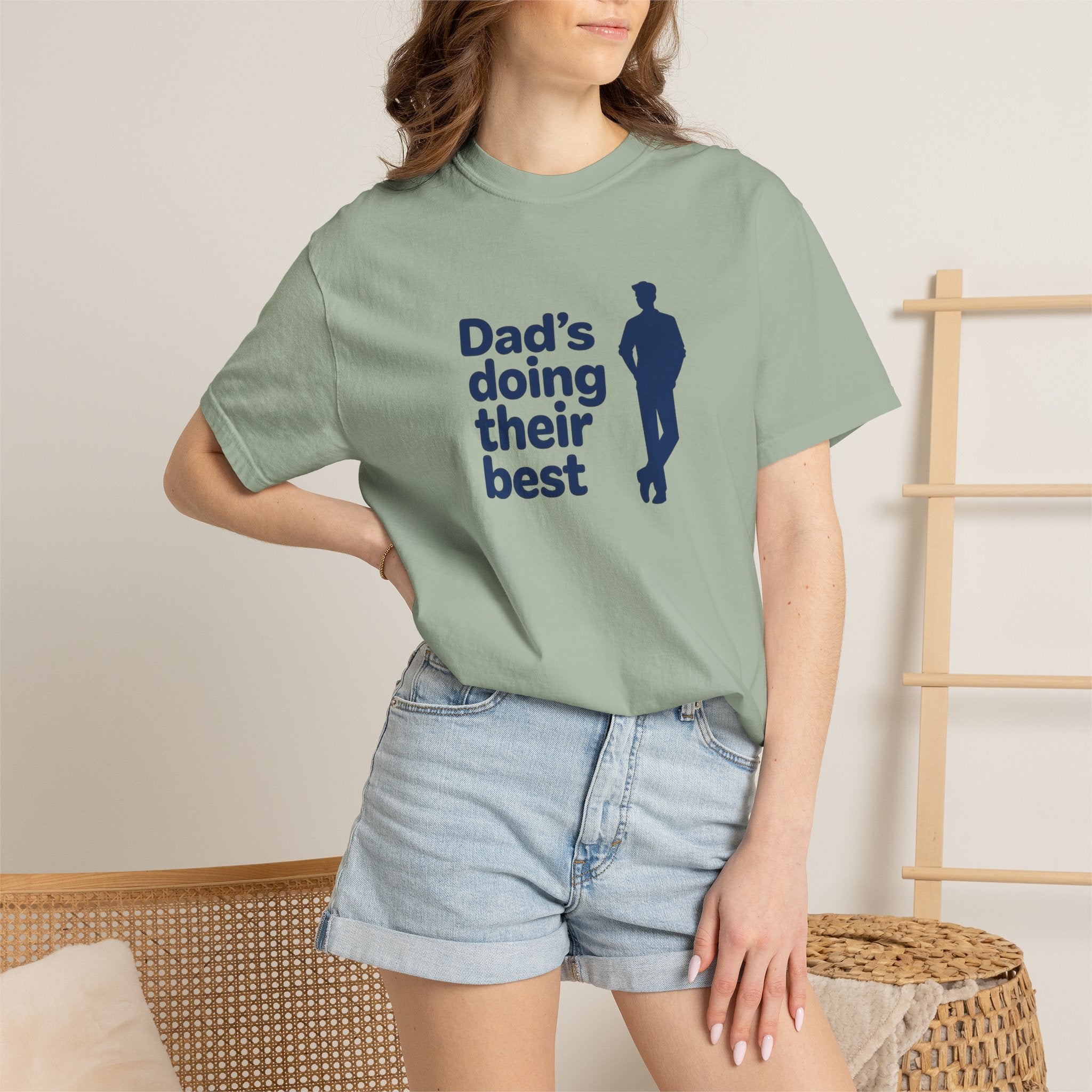 Dad's Doing Their Best T-shirt | Funny Dad Quote Tee